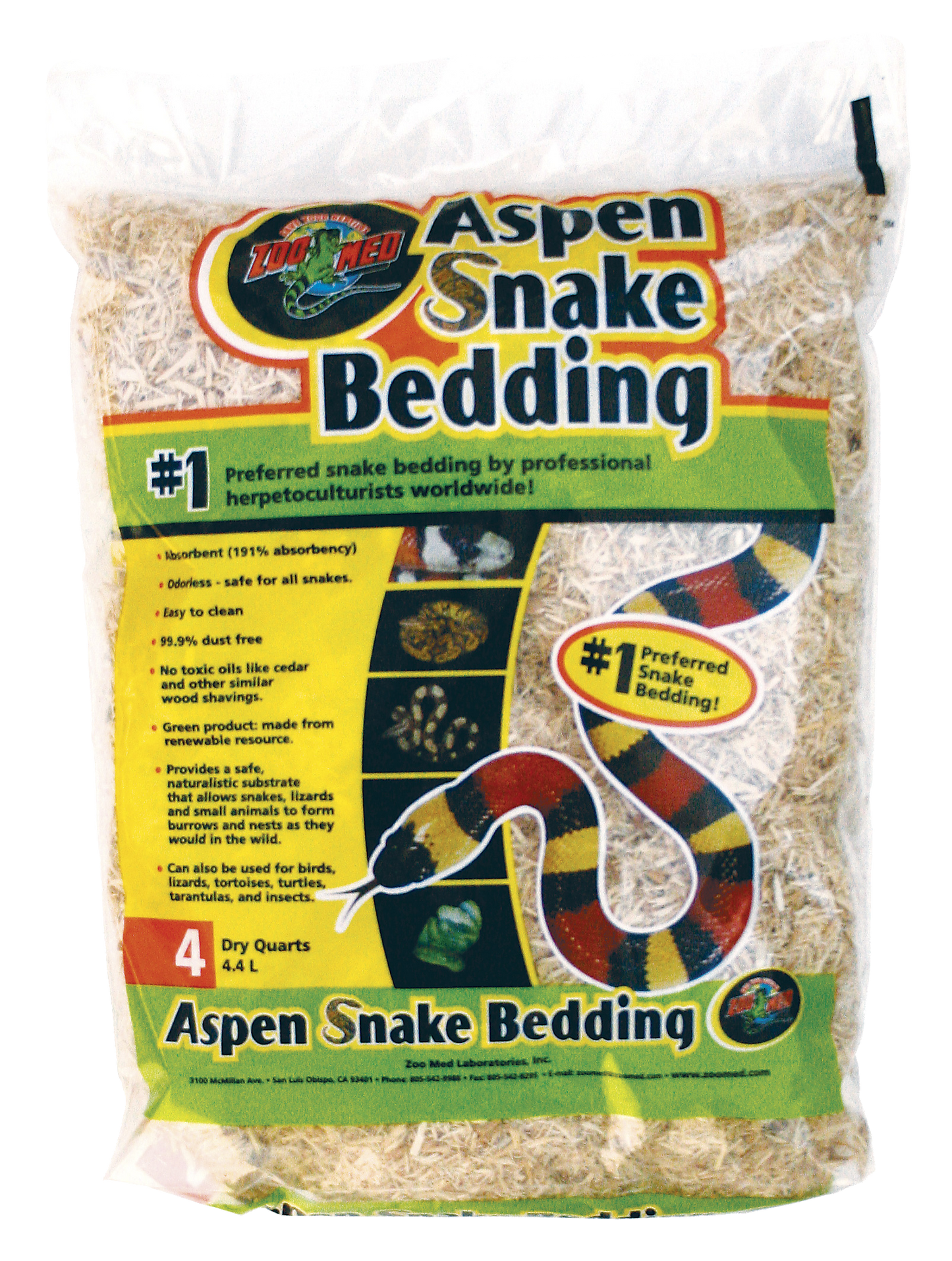 Zoo Med - Aspen Snake Bedding (4.4L)