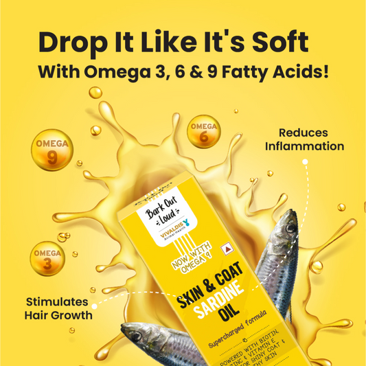 Bark Out Loud Skin & Coat Sardine Oil for Dogs and Cats