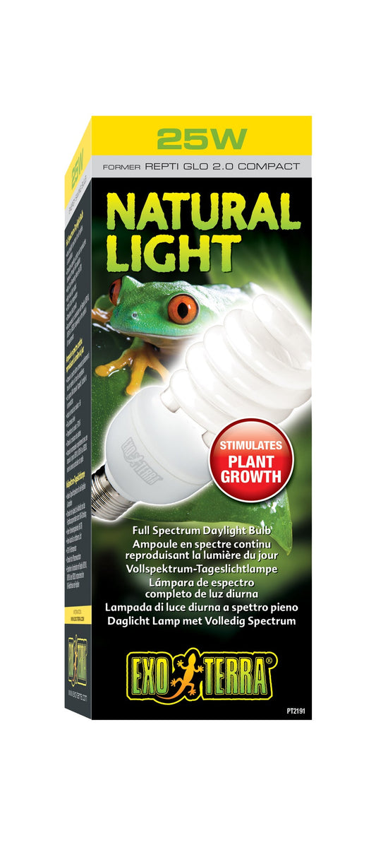 Exo Terra - Natural Light Repti Glo 2.0 Compact Fluorescent (25w)