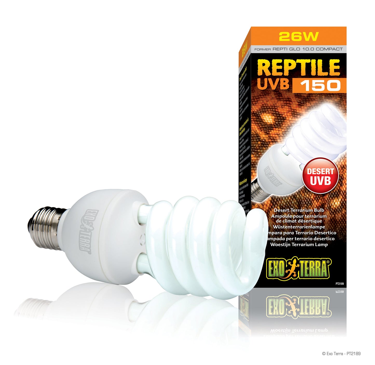Exo Terra - Reptile UVB150 Repti Glo 2.0 Desert Compact (25w)